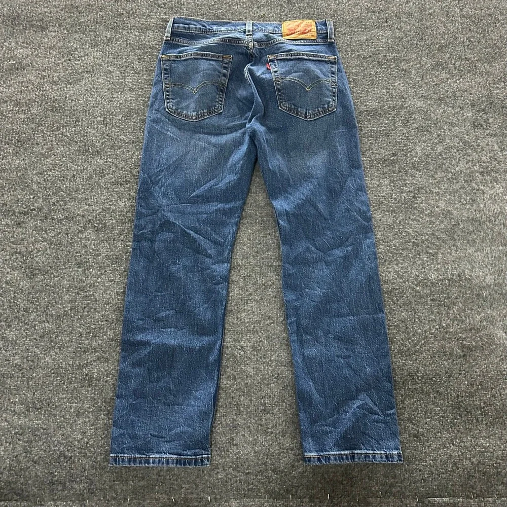 Levi's Jeans Mens Size 30x30 Blue 505 Regular Fit Straight Leg Medium Wash Denim